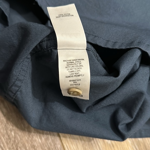 CABELAS SHIRT SHORT SLEEVE BUTTON UP NAVY BLUE 100% COTTON SIZE XL NWT - Picture 8 of 8